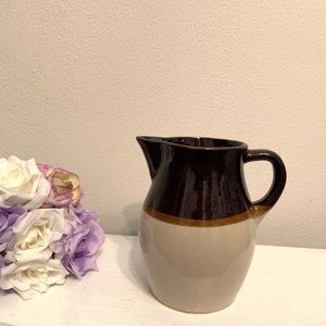 Vintage 1940's Pitcher Stoneware Roseville